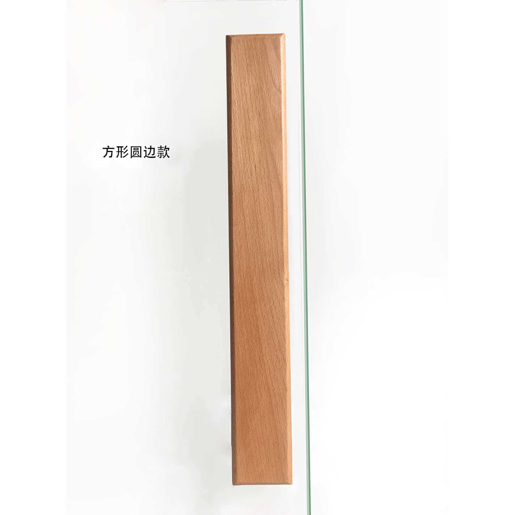 木质推拉移门扶手中式把手定 制拉手无框玻璃大门极简拉手把双面