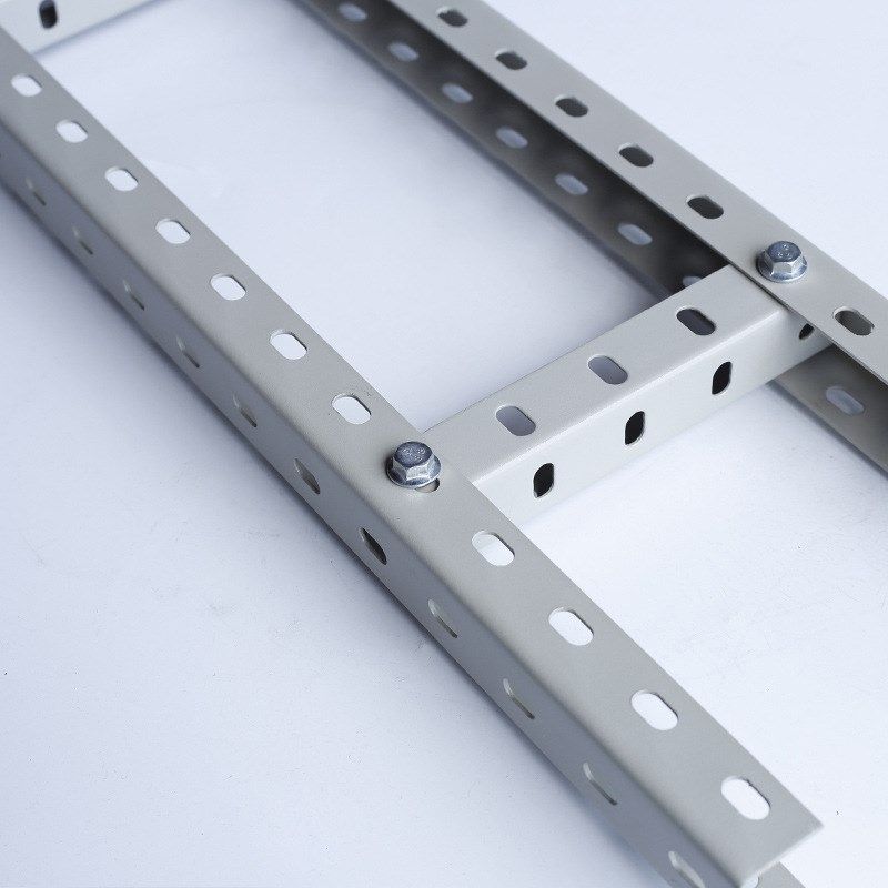 不锈钢走线架通信机房梯式桥架可喷塑镀锌走线槽U型钢走线架