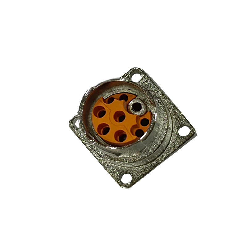 座子M15信号连接器615法兰5芯9芯15芯12芯伺服电机航空插头EDFA