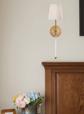 美式轻奢简约客厅背景墙卧室港式床头酒店过道壁灯W80163