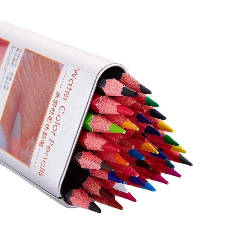 英雄彩铅水溶性笔彩色铅笔色色色手绘手绘美术学生用品