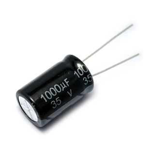 21直插优质铝电解电容器 Risym 体积13 1000uF 10只 电解电容35V