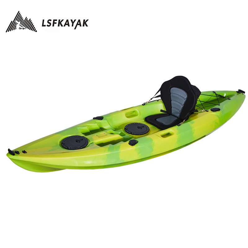 单人平台舟 俱乐部单人船  单人手划艇  单人皮划艇 塑料单人硬艇