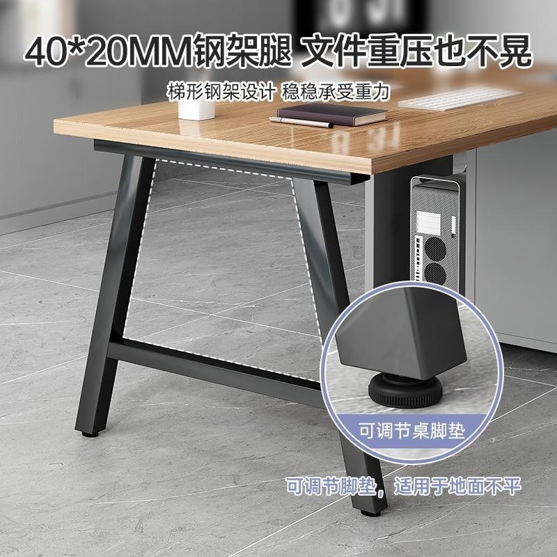 职员办公桌工位简约现代办公室四人位桌椅组合台式电脑桌子老板桌
