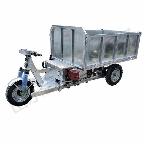 矿用电动三轮车 载货载重王电动车翻斗 工地拉土运输电动三轮车