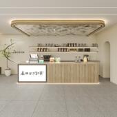 齐家吧台收银台寿司酒吧韩式 吧台甜品店接待台 清吧餐厅新中式