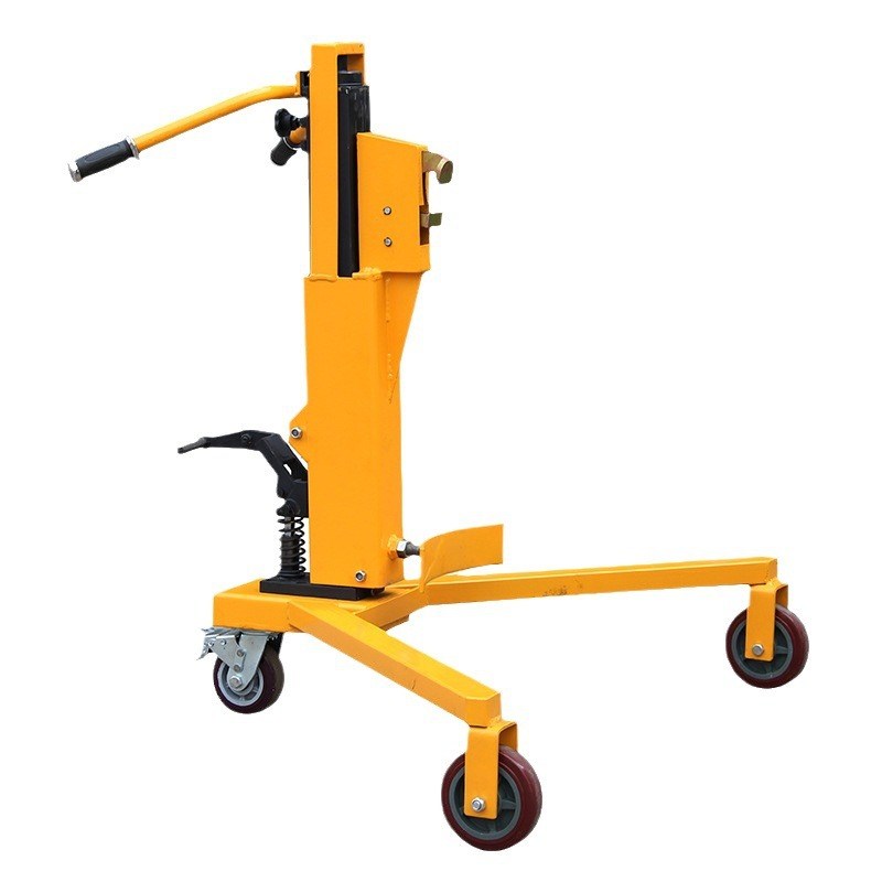 现货DT350ABC油桶搬运车托盘液压油桶手推脚踏式油罐推车手拉车