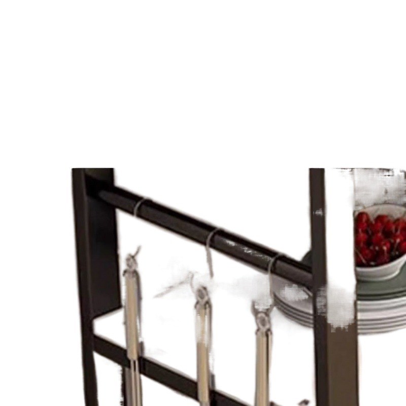 厨房小桌台家用落地式多层30cm窄边柜多功能操作台加厚厨房置物架