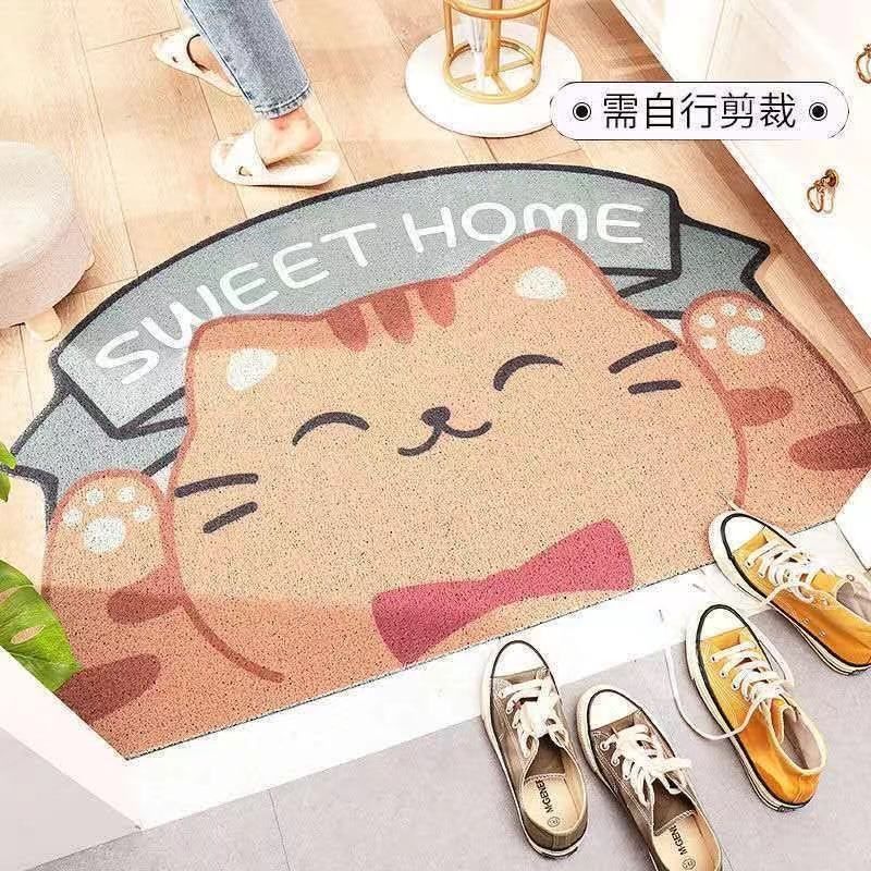 中式喜字地垫入户门脚垫大门口丝圈蹭土门垫家用玄关门口防滑地毯,居家布艺,家用脚垫,淘宝优惠券,粉丝福利购,淘宝优惠卷