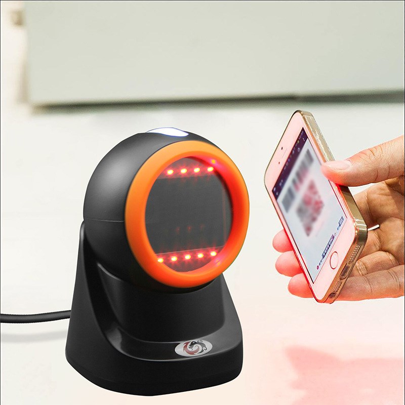 快捷支付平台扫描器商场超市收银台快速识别灵敏耐用多种扫描模式