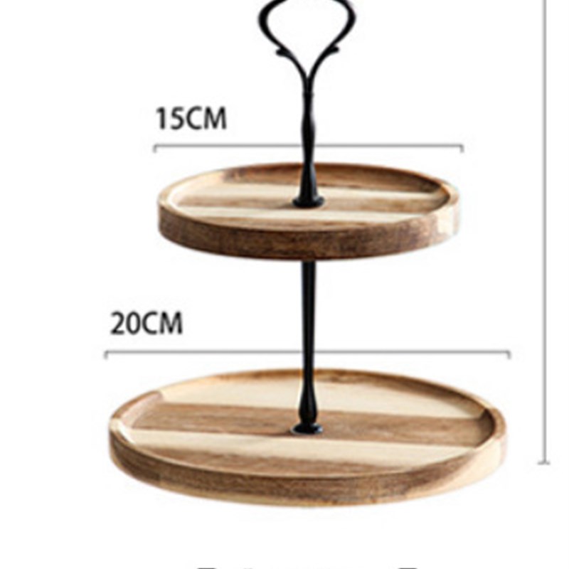 木质甜品台摆件展示架子冷餐茶歇摆台餐具高脚蛋糕水果盘实木托盘