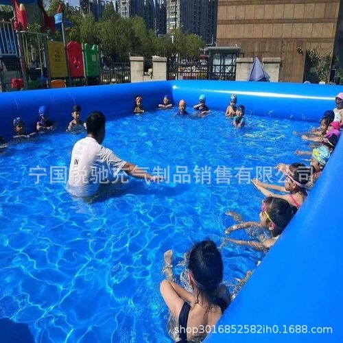 充气水池儿童泳游池成人大型户外水上乐园设备充气海洋球池钓鱼池