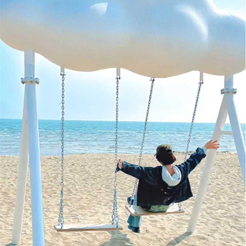 道具秋千户外云朵景区秋千拍照打卡座椅户外互动云朵景区美陈网红,节庆用品/礼品,节日装扮用品,淘宝优惠券,粉丝福利购,淘宝优惠卷