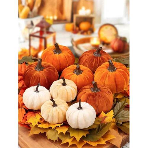 H 59689 Thanksgiving artificial foam pumpkin 感恩节仿真泡沫