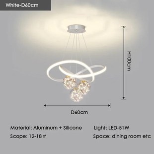 现代简单吊灯玻璃球餐厅客厅厨房岛卧室家居装饰吊灯室内灯具其他