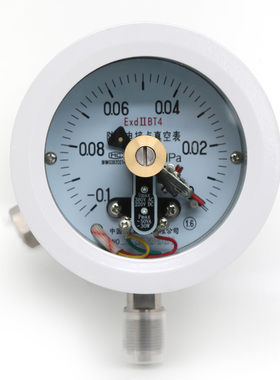 厂家直销 红旗仪表 不锈钢防爆电接点压力表YX100B 防爆电接点