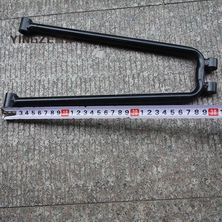 自制168CC四轮卡丁车方向撑杆改装车架转向方向柱支架 支撑架