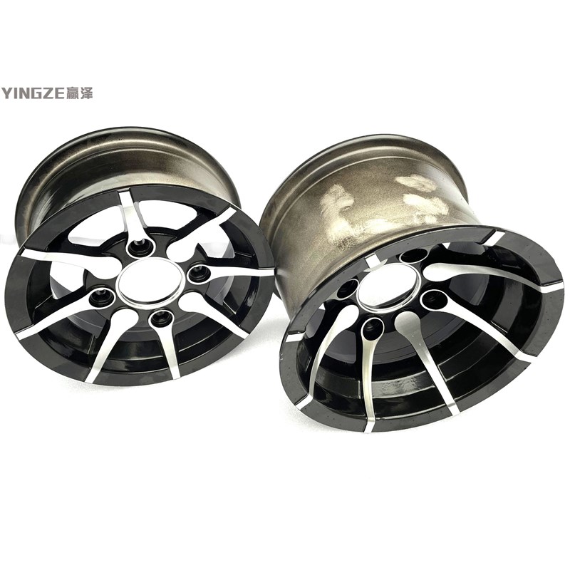 自制四轮钢管卡丁车沙滩车21/23-7-10 22X10-10寸铝合金轮毂轮圈