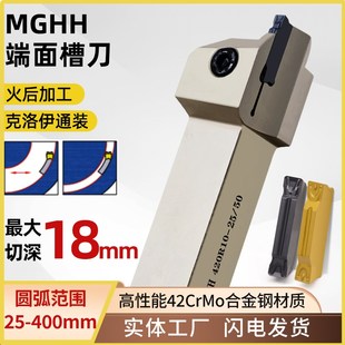 世工端面切槽刀杆MGHH数控大切深18mm平面圆弧外割刀MGMN克洛伊