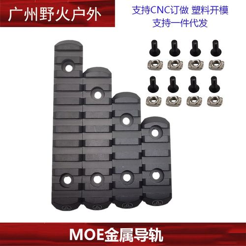 M-LOK/Keymod/MOE金属导轨片护木片皮卡汀尼外挂铝制CNC标准20mm