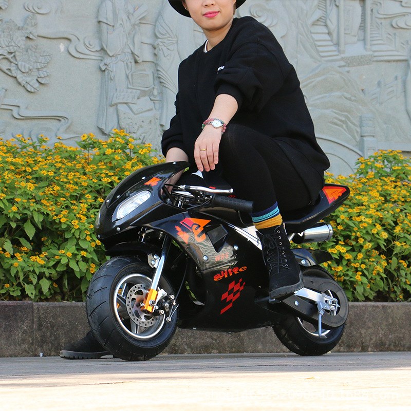 2020迷你摩托车小跑车全新款汽油趴赛小型摩托车跑车电启动 49cc