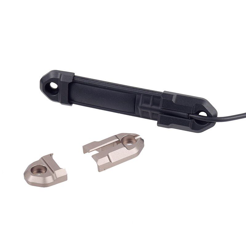 SF M300 M600 DBAL-A2线控开关卡槽固定底座 MLOK金属鼠尾卡槽