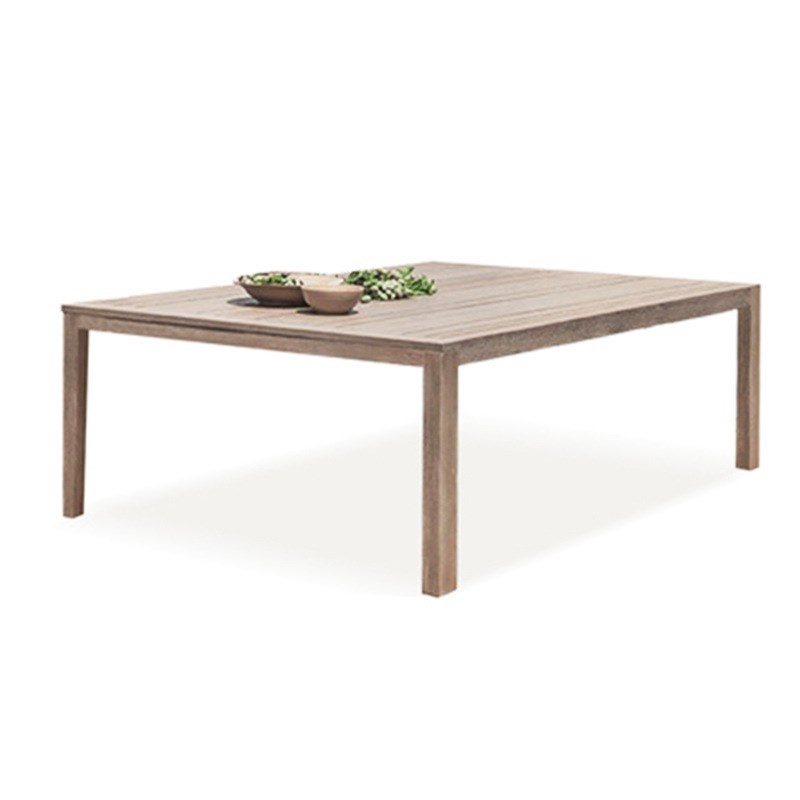 户外庭院防腐柚木桌椅别墅酒店室外民宿实木餐桌椅花园露台家具