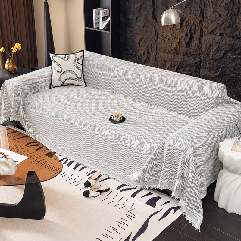 轻奢沙发巾一整张全盖沙发套罩全包沙发套防猫抓沙发垫四季通用