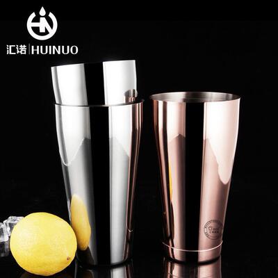 304不锈钢波士顿摇酒壶调酒器鸡尾酒酒吧雪克壶杯套装饮品