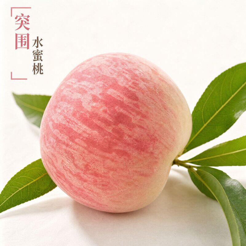 【北京密云本地突围水蜜桃4-4.5斤】现摘现发水蜜桃应季新鲜毛桃
