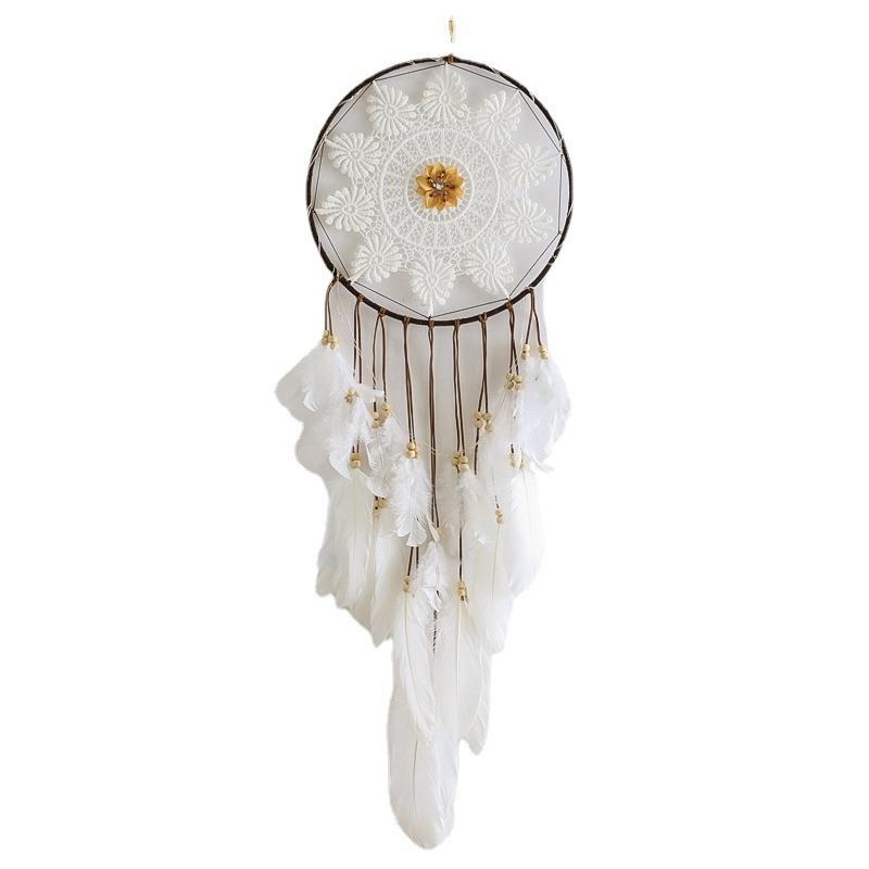 印第安手工制作羽毛捕梦网卧室床头挂毯客厅墙上装饰挂件壁饰挂饰