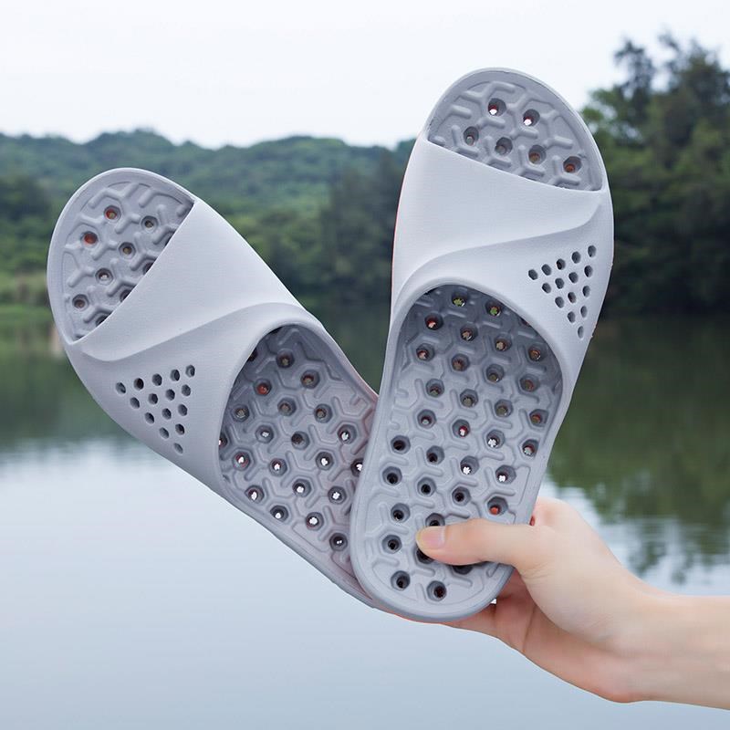浴室拖鞋男特大码45镂空漏水46防滑47居家洗澡48加宽加肥49码凉拖