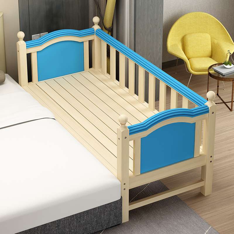 实木儿童床带护栏男孩女孩拼接床婴儿宝宝床边小床延伸加宽床