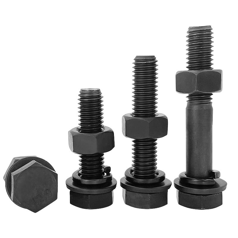12.9级外六角螺栓螺丝螺母组合套装大全高强度加硬M6M8M10M12M14
