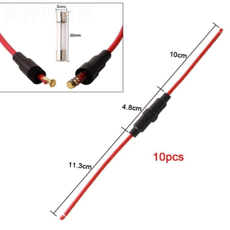 20Pc架sAGC玻璃6管熔断器支嵌式螺丝帽入套装10Pcs5X20+10PcsSVMX