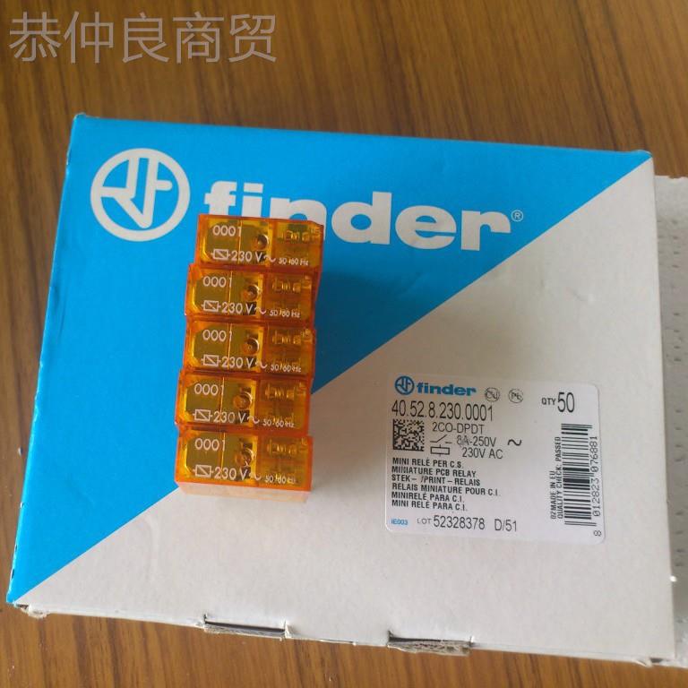 意大利INDER功率继器40.52.8.230000.1原装F正电品2CO/8A AC23AGT