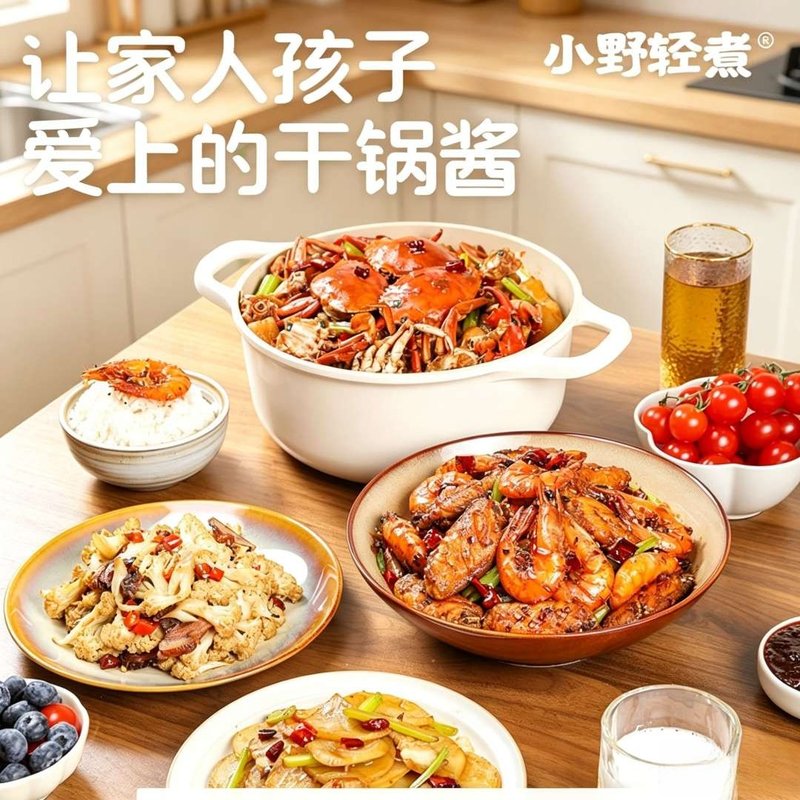 【超划算】小野轻煮干锅酱香锅酱150g*2瓶麻辣香锅酱炒菜酱川味底