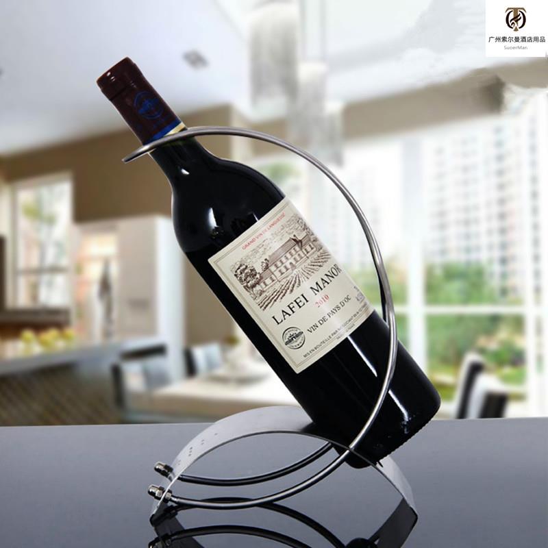 欧式红酒架子现代简约家用架酒样板间摆件酒架葡萄酒瓶架红酒托架