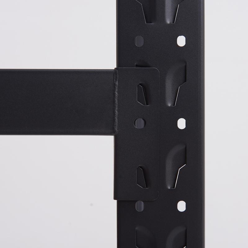 仓储货架穿梭式立体库黑色轻型中型仓库家用置物架多层铁架子