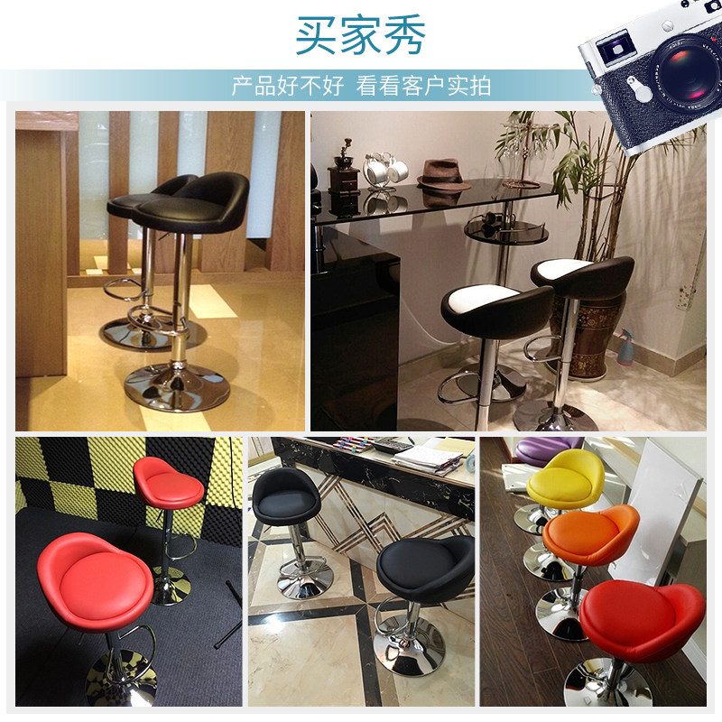 吧台椅升降高脚凳现代简约酒吧高椅子手机店靠背凳子家用欧式吧椅