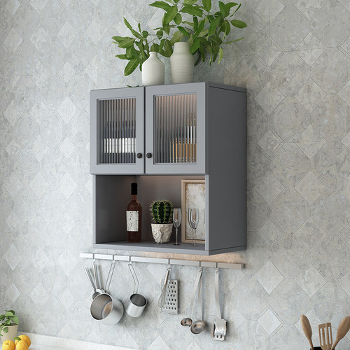 厨房吊柜挂墙式书架墙壁柜顶柜卫生间收纳柜墙上置物架阳台储物柜