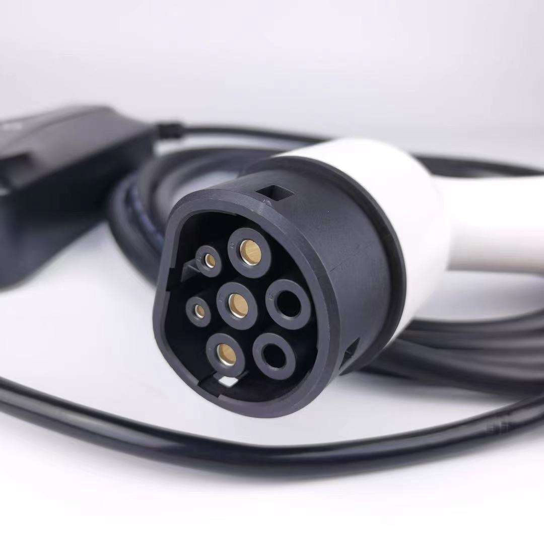 40安培20英尺电动汽车充电器延长线SAE J1772连接器便携式充电器