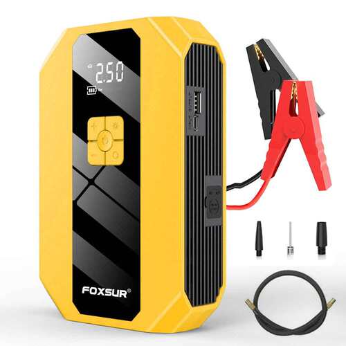 汽车应急电源搭电宝 汽车启动充气一体机 车载充气泵Jump Starter