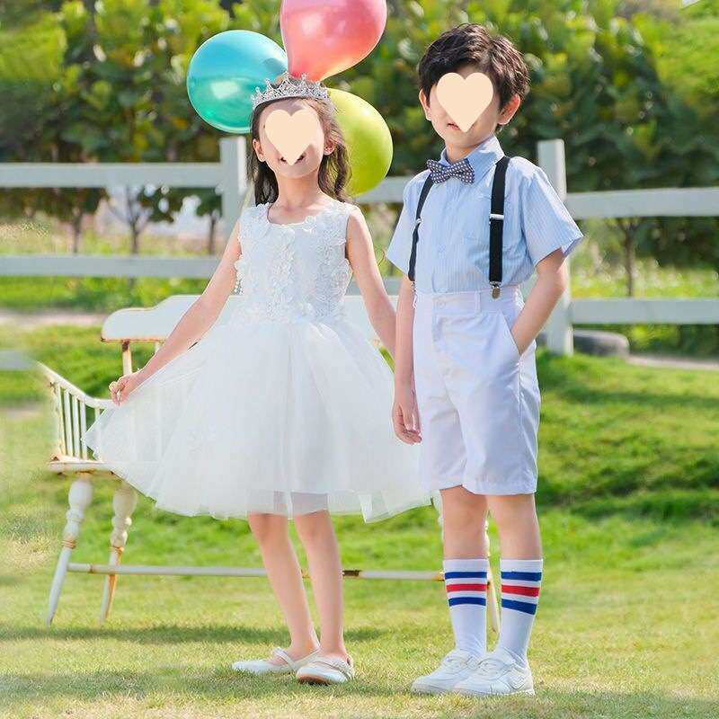 六一儿童节演出服儿童女童舞蹈蓬蓬裙中小学生毕业大合唱表演服