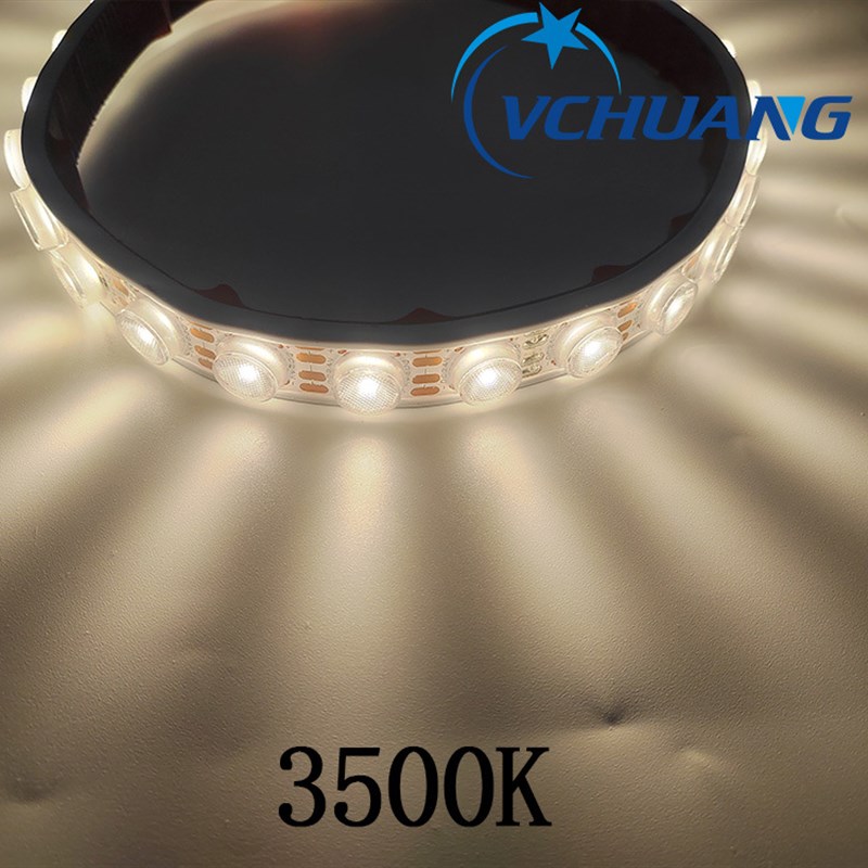 LED柔性c洗墙灯大透镜灯桥梁工程DC24V防水可弯曲户外吊顶灯带