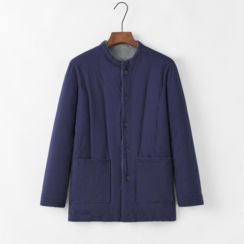棉花袄冬季加厚内穿棉服男士贴身内穿棉衣中老年爸爸保暖棉服