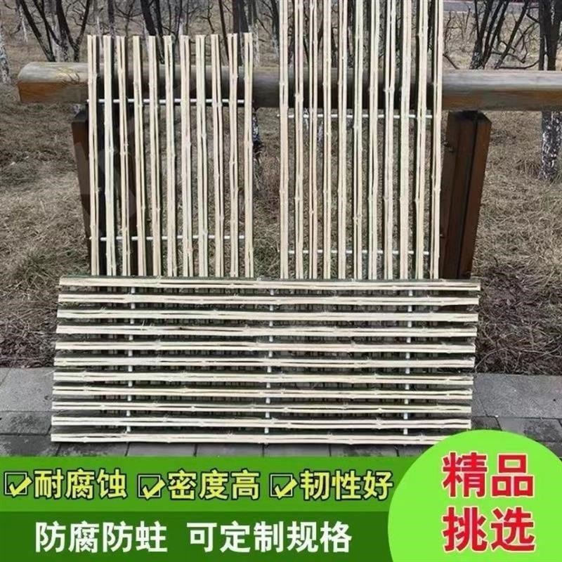 竹子羊床漏粪板养羊床板竹排架养殖场羊圈