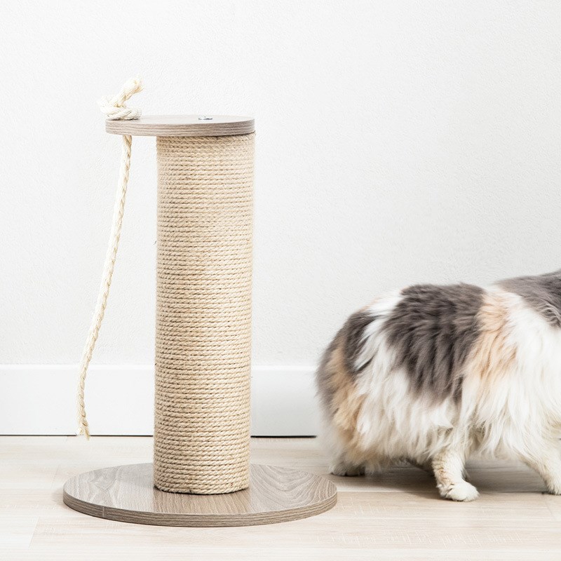 加大加粗猫抓柱黄麻磨爪猫咪玩具防抓沙发猫架子加粗剑麻柱剑麻绳