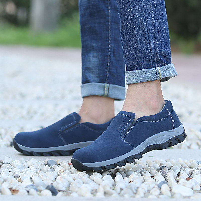 劳保鞋男电焊工鞋钢包头透气防砸防刺穿防滑防臭耐磨一脚蹬夏季