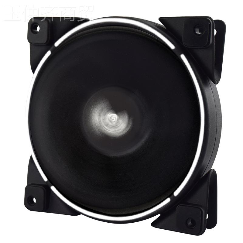 超频三皓月rb静音风g台扇步 12CM式电脑机箱风扇主板同水冷HHJ散